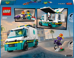 Ambulancia De Emergencia De Lego City