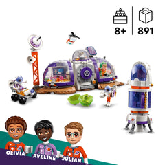 Base Espacial Y Cohete Lego Friends En Marte