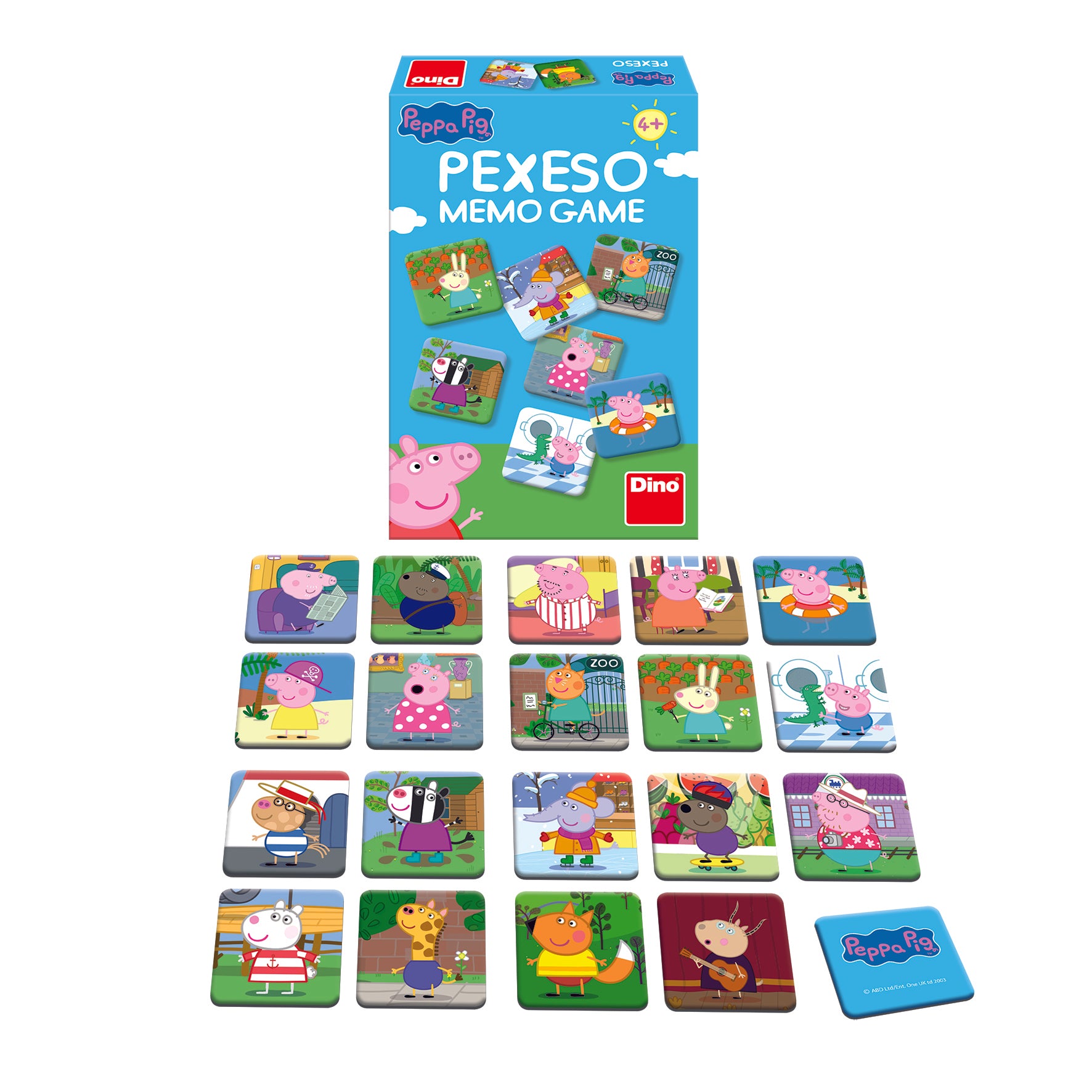 Juego De Mesa Dino Memo Pig Peppa