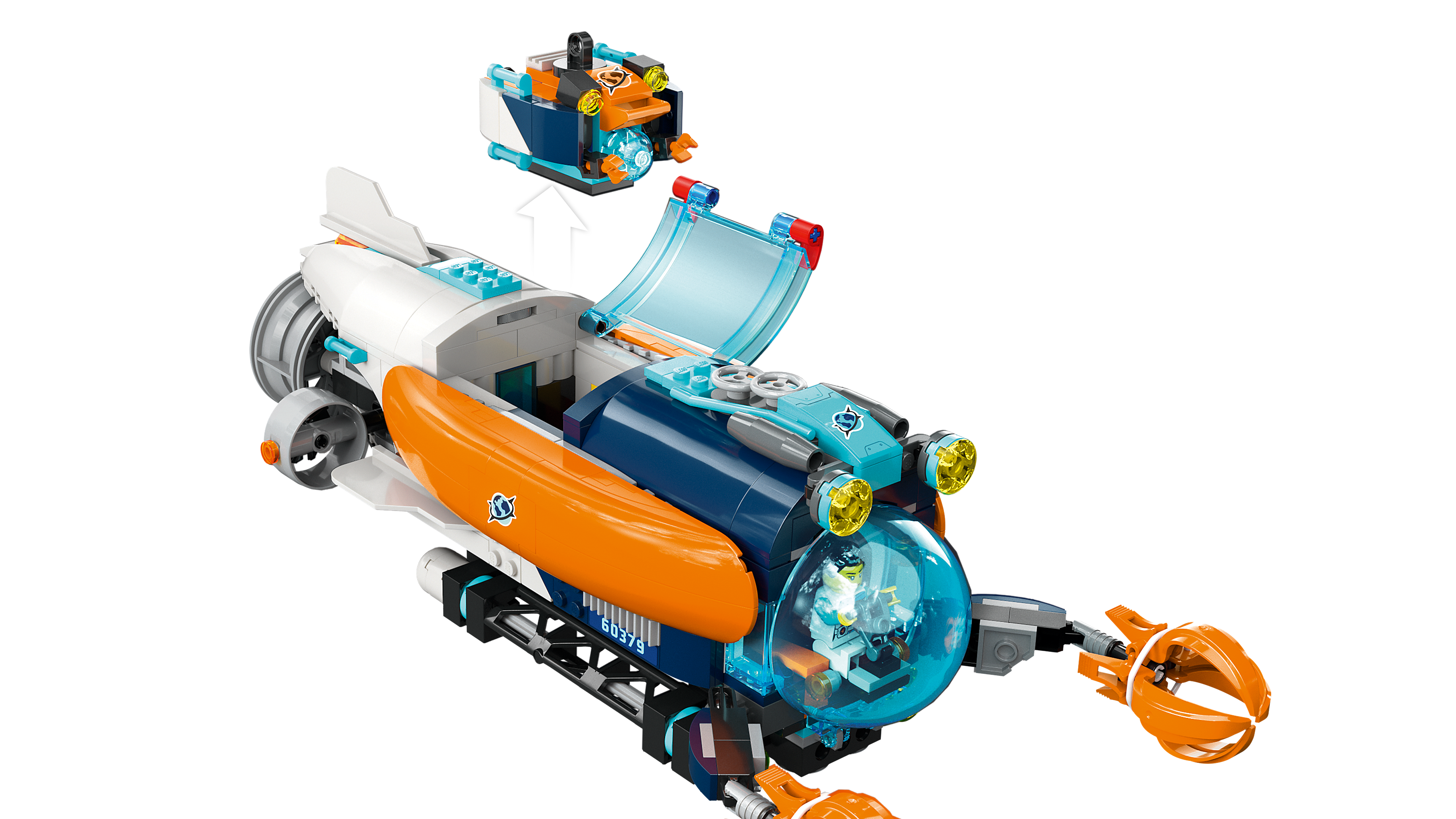 Submarino Explorador De Aguas Profundas Lego City