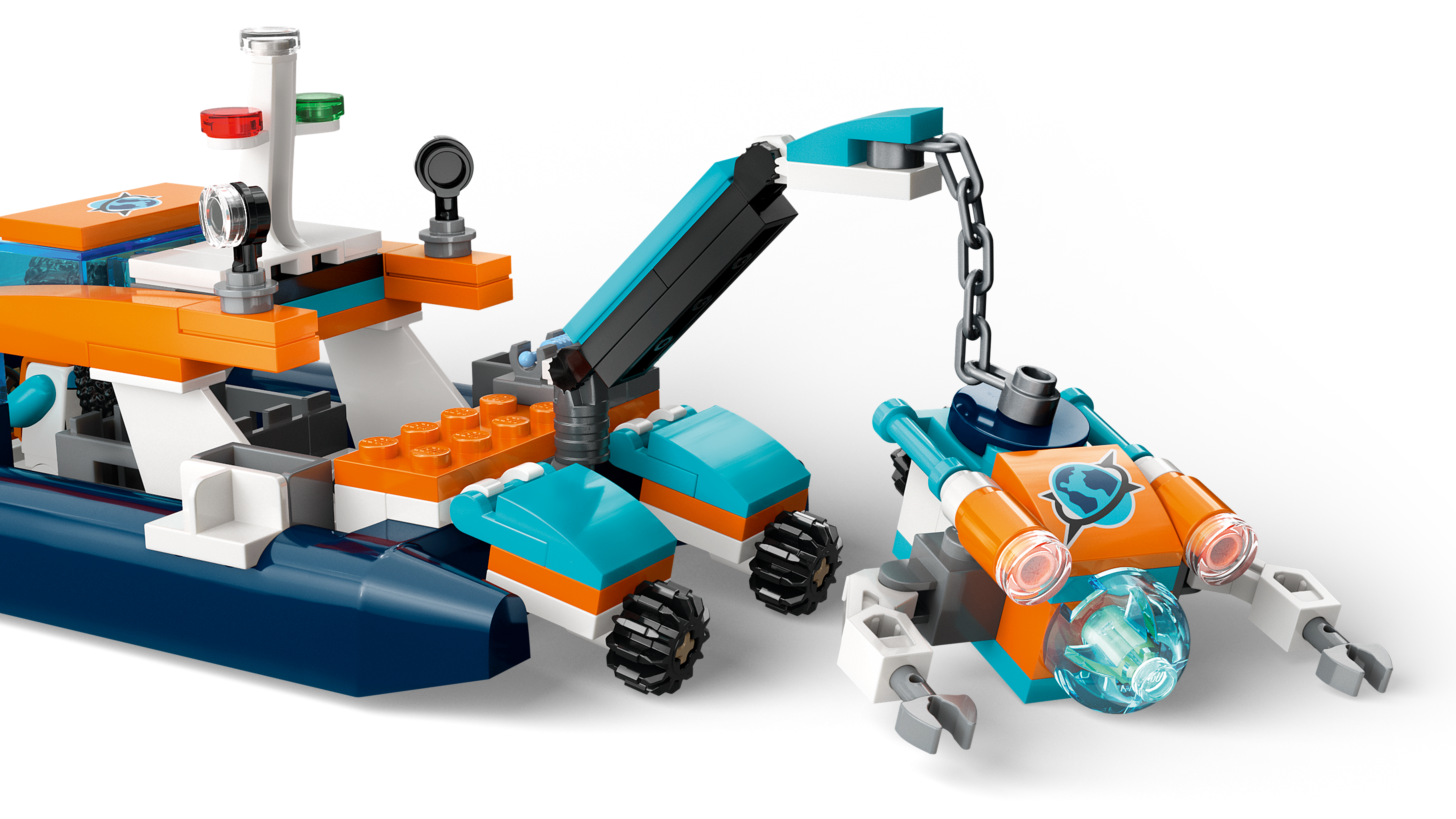 Barco De Buceo Lego City Explorer