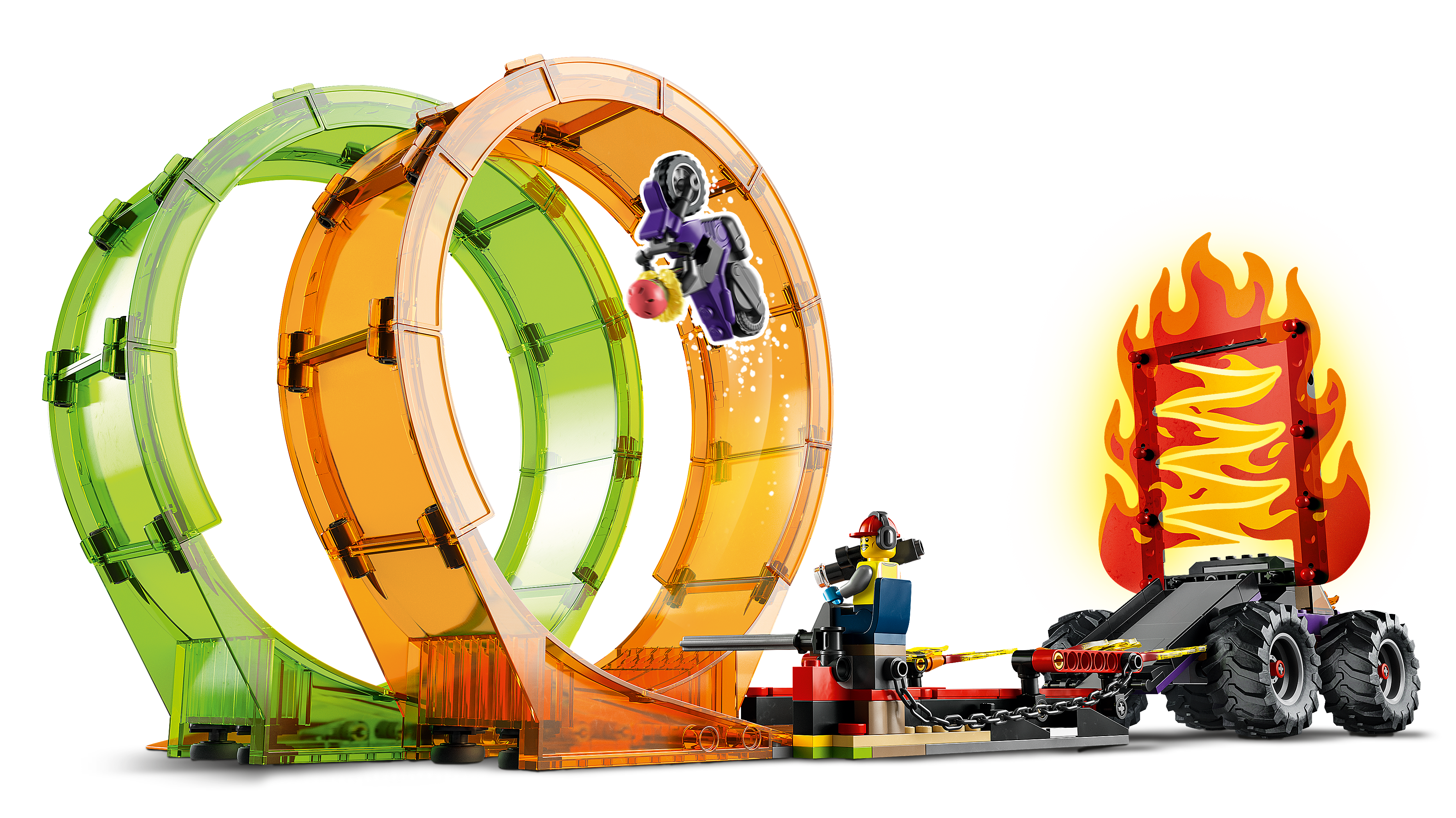 Arena Acrobática De Doble Circuito Lego City
