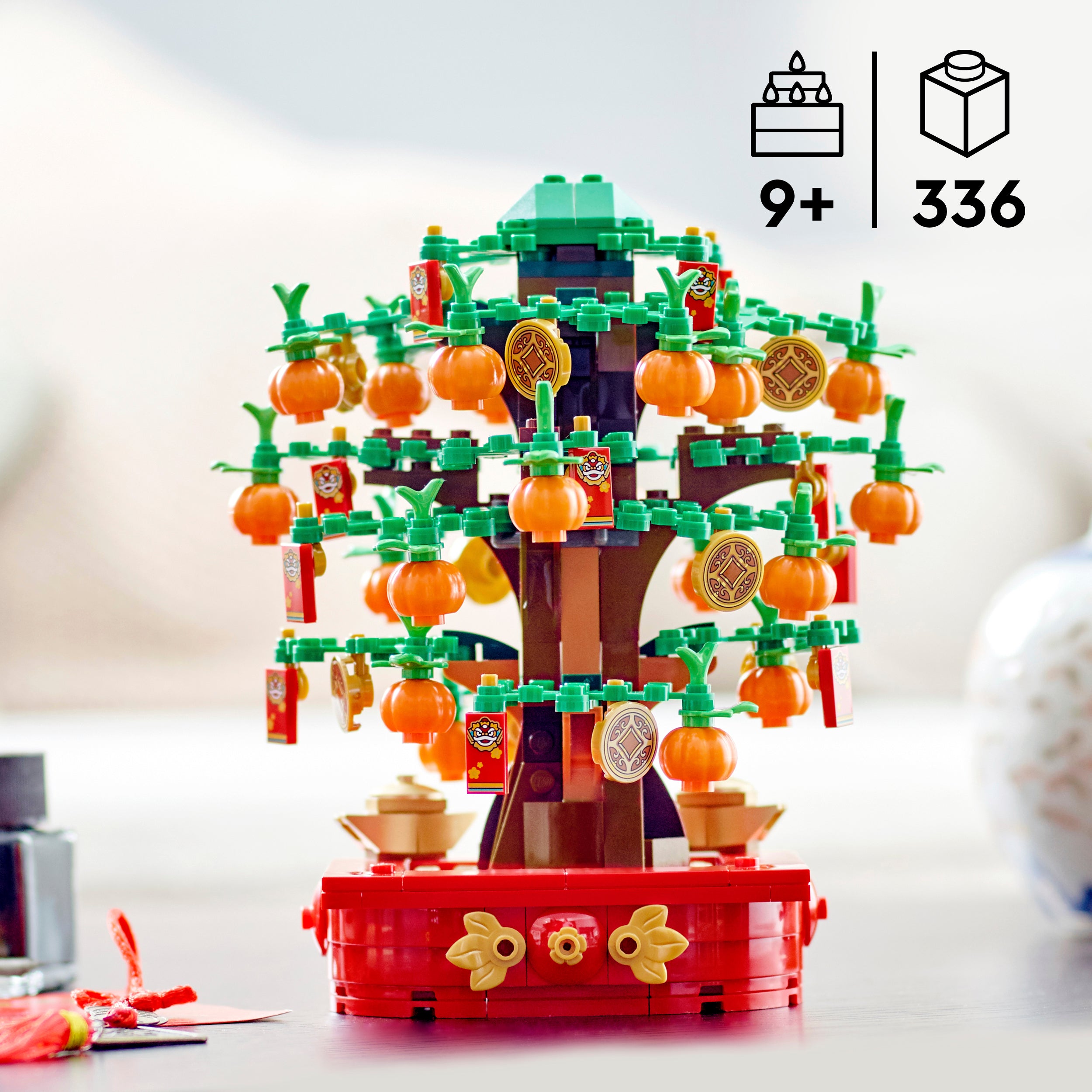 Árbol Del Dinero De Los Iconos De Lego