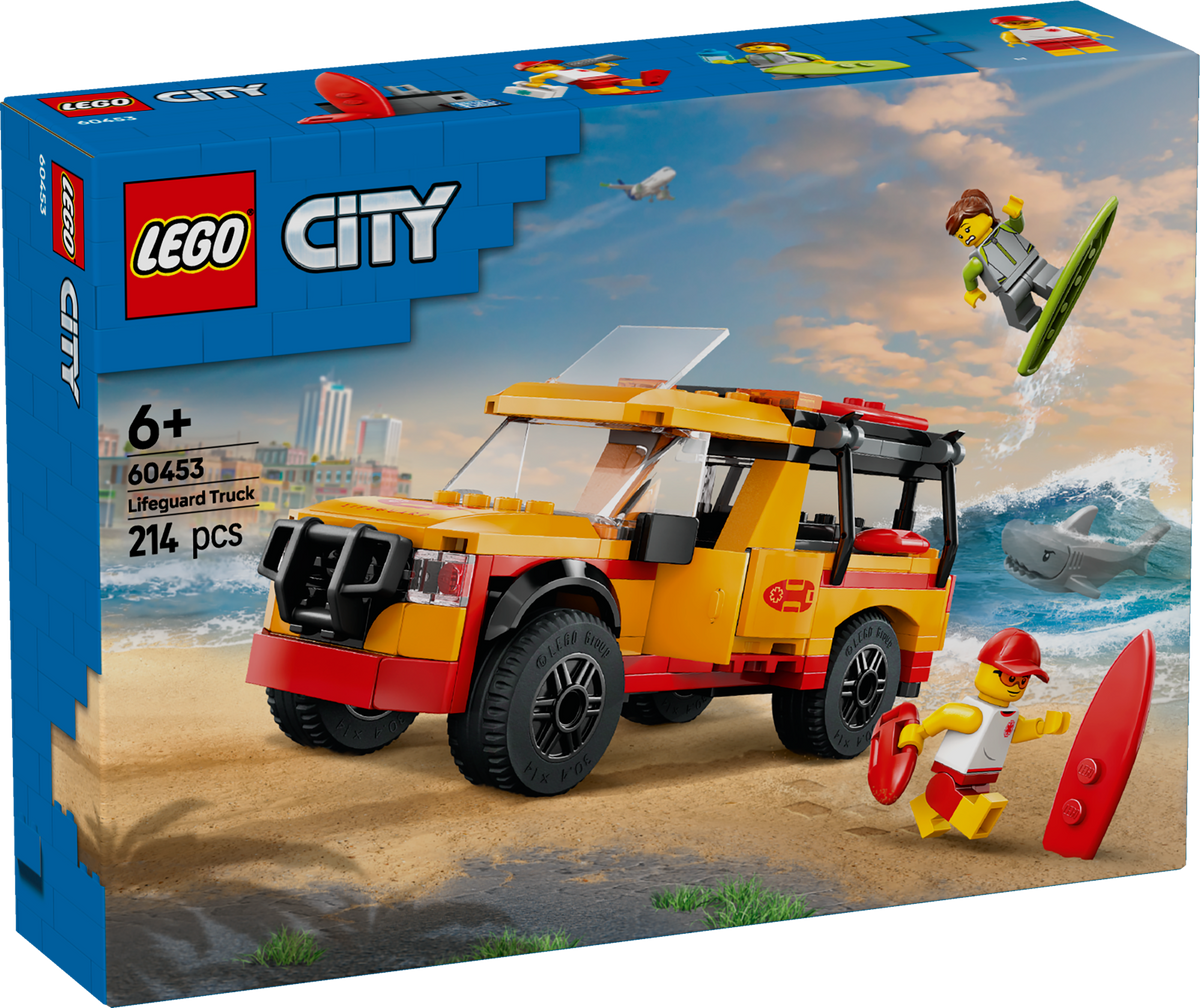 Camión De Rescate En La Playa De Salvavidas De Lego City