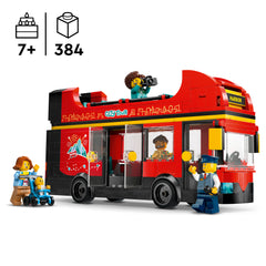 Autobús Turístico Rojo De Dos Pisos Lego City