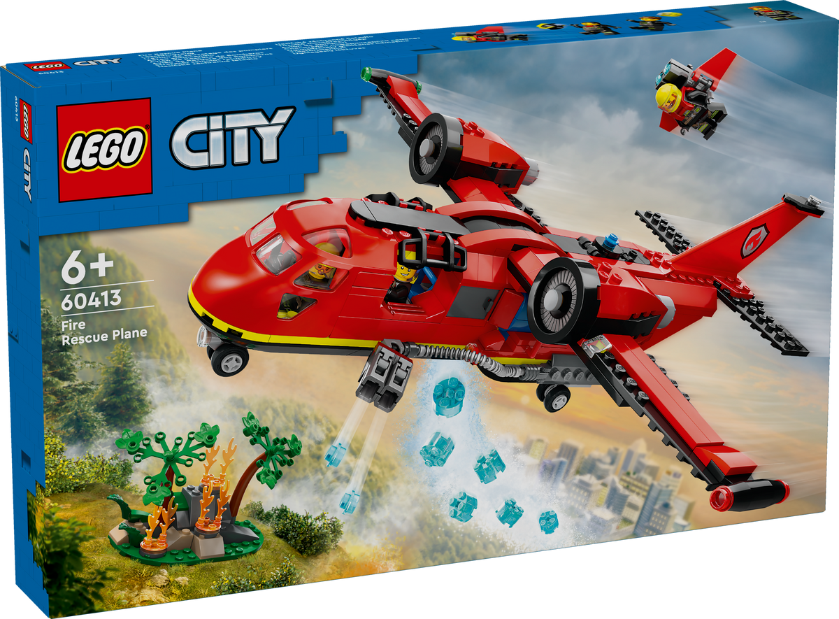 Avión de rescate contra incendios de LEGO City