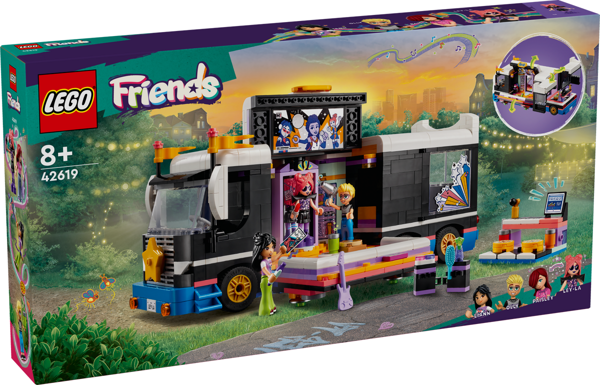 Autobús Turístico Lego Friends Pop Star Music