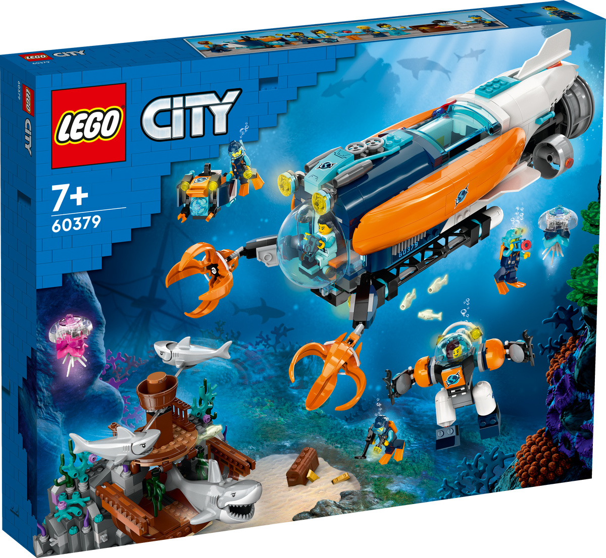 Submarino Explorador De Aguas Profundas Lego City