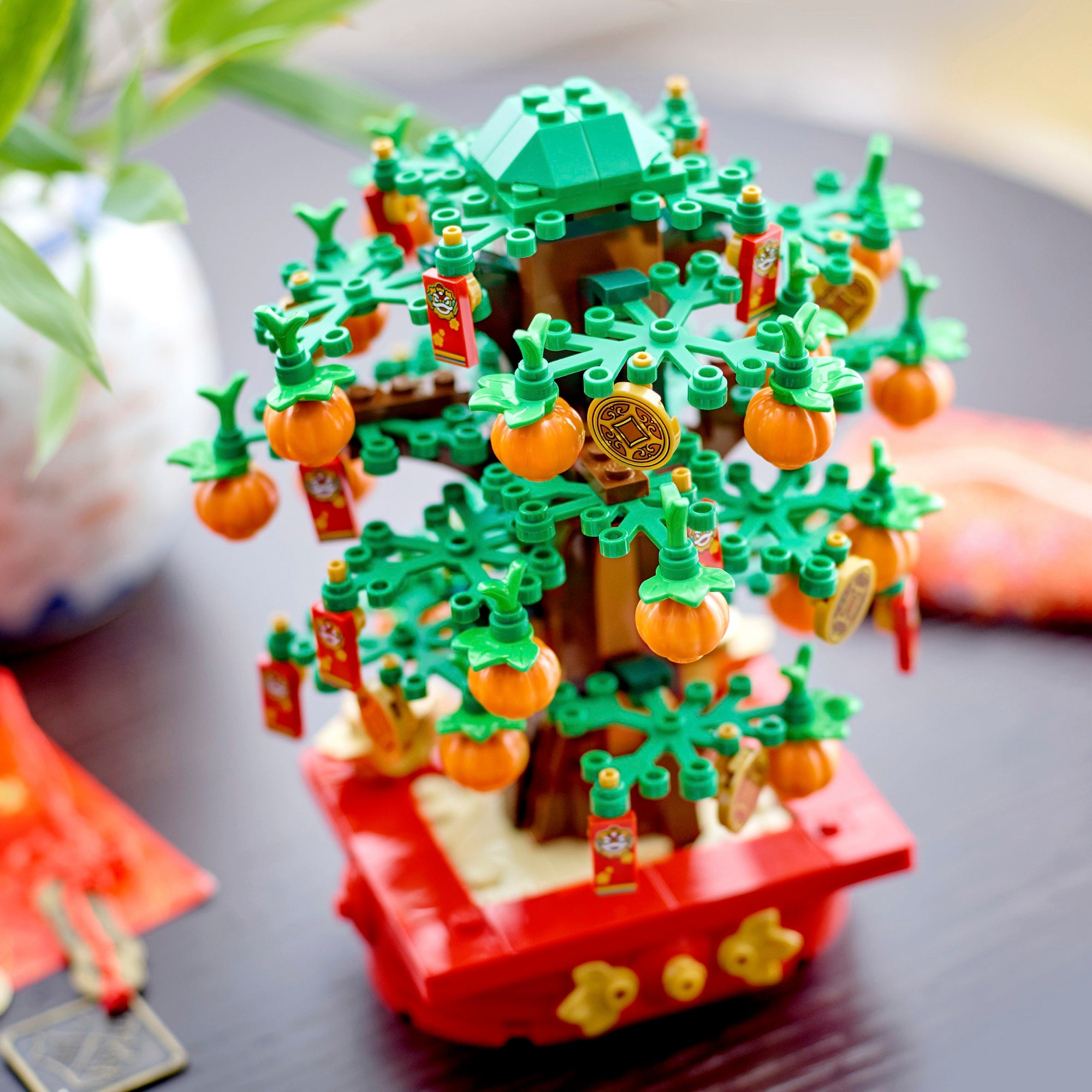 Árbol Del Dinero De Los Iconos De Lego