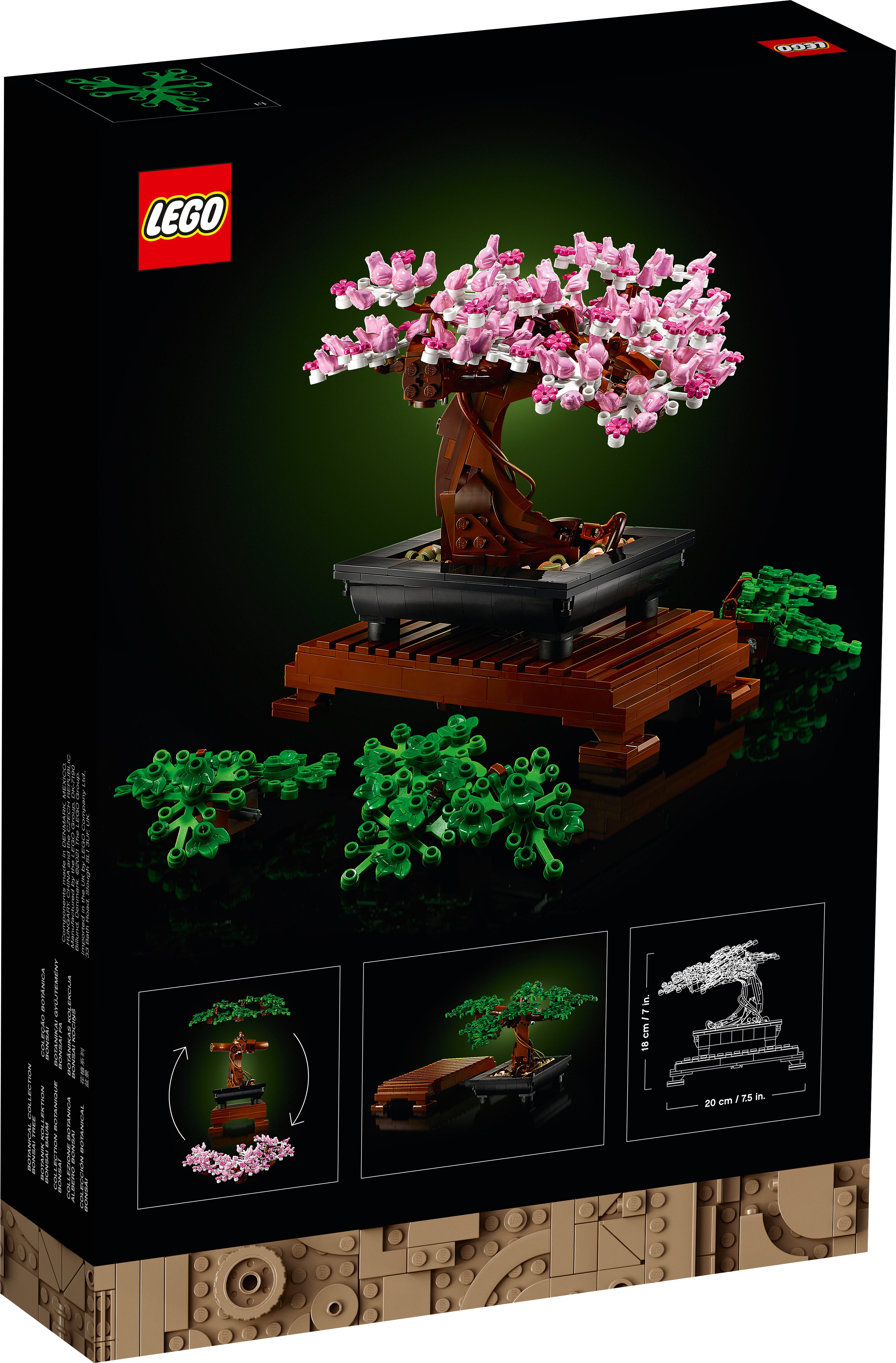 Árbol Bonsái De La Colección Botánica Lego