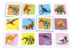 Juego De Mesa Táctico Memo Dinosaurio