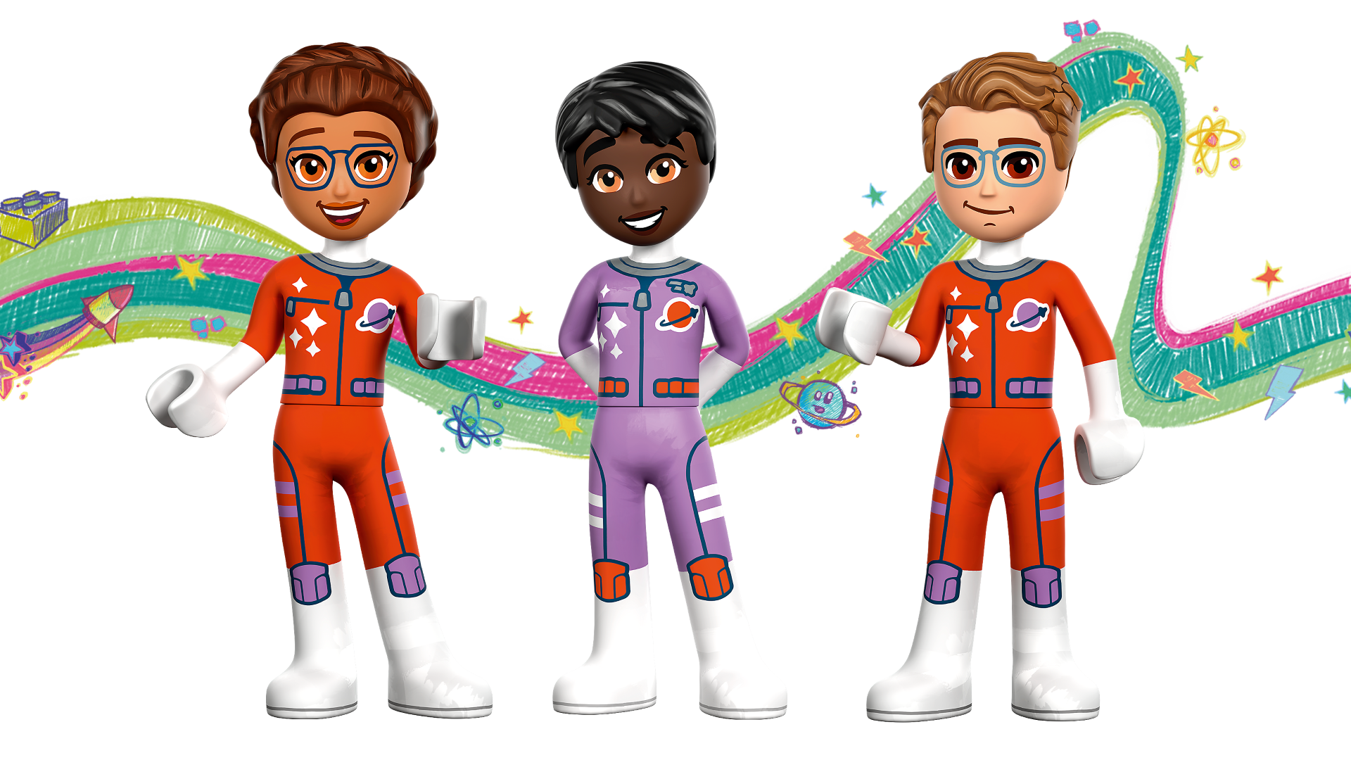 Base Espacial Y Cohete Lego Friends En Marte