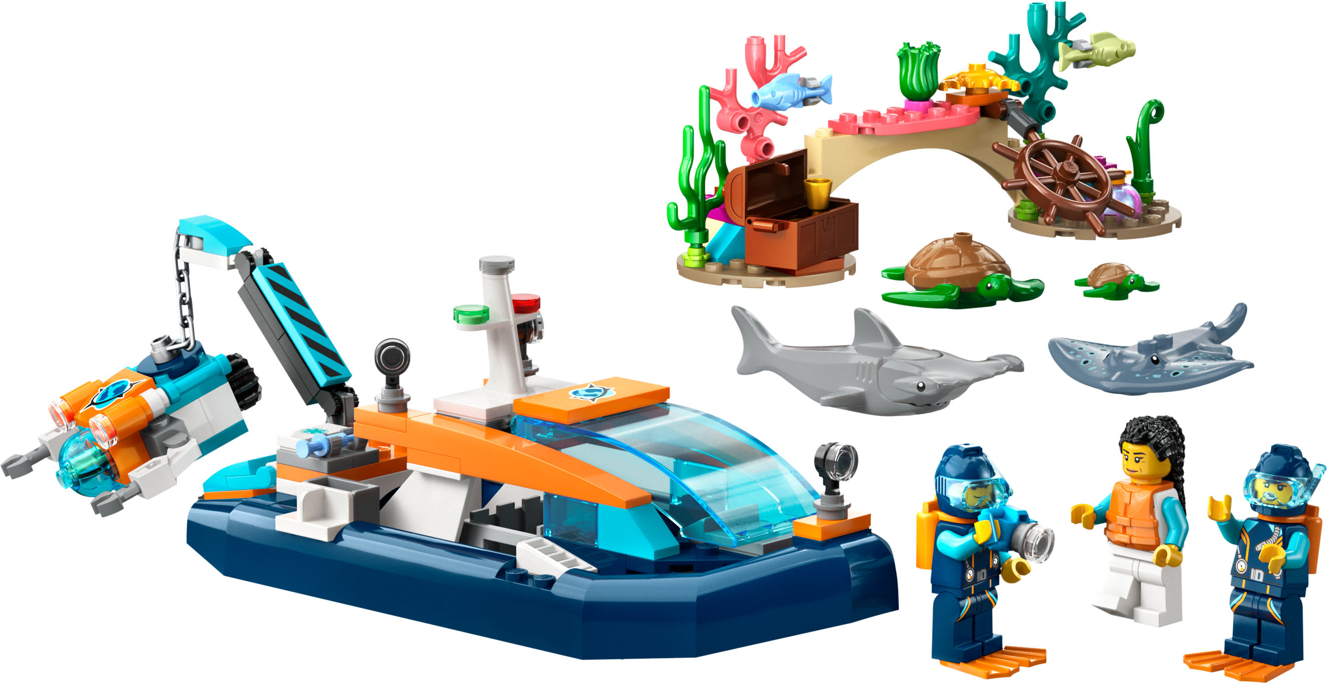 Barco De Buceo Lego City Explorer