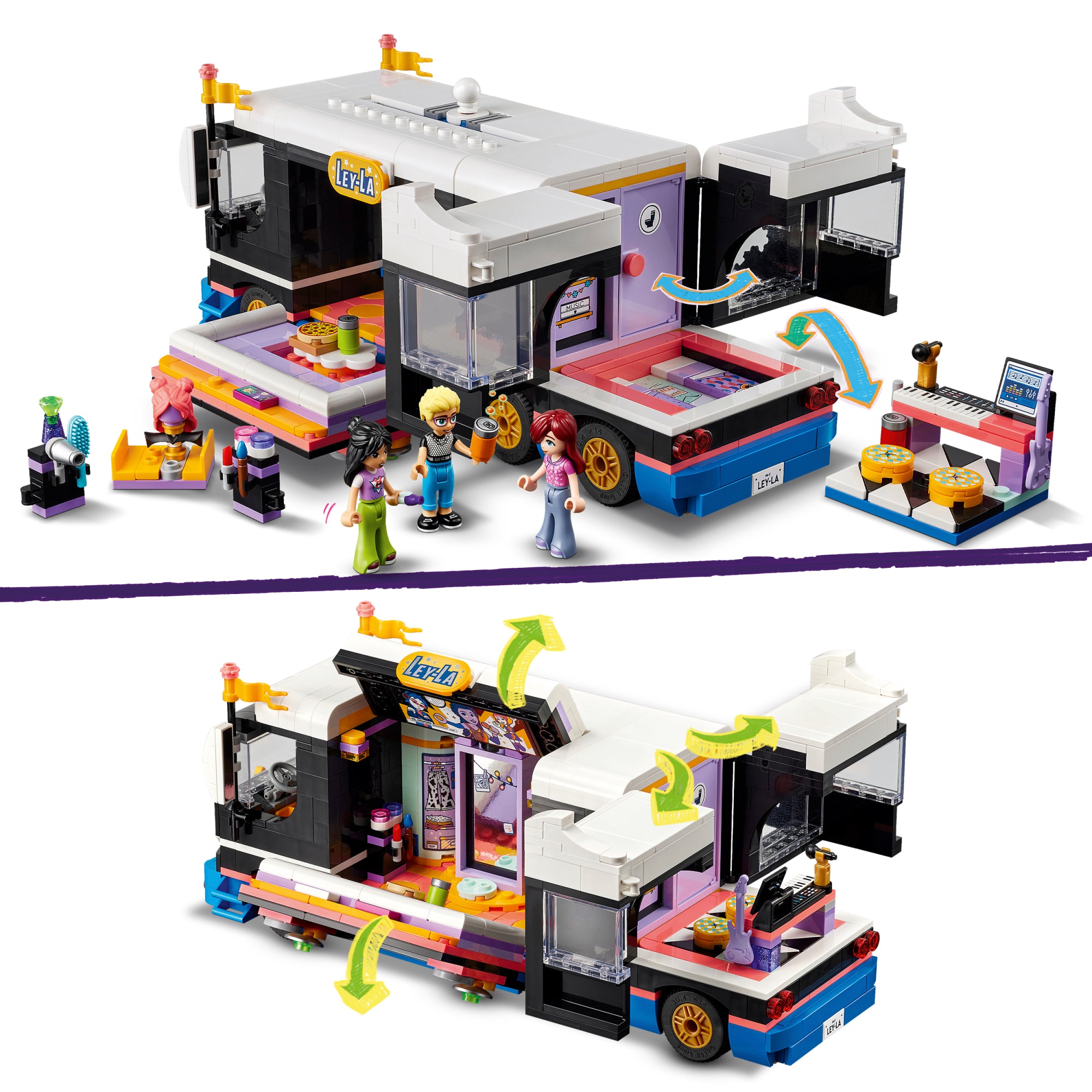 Autobús Turístico Lego Friends Pop Star Music