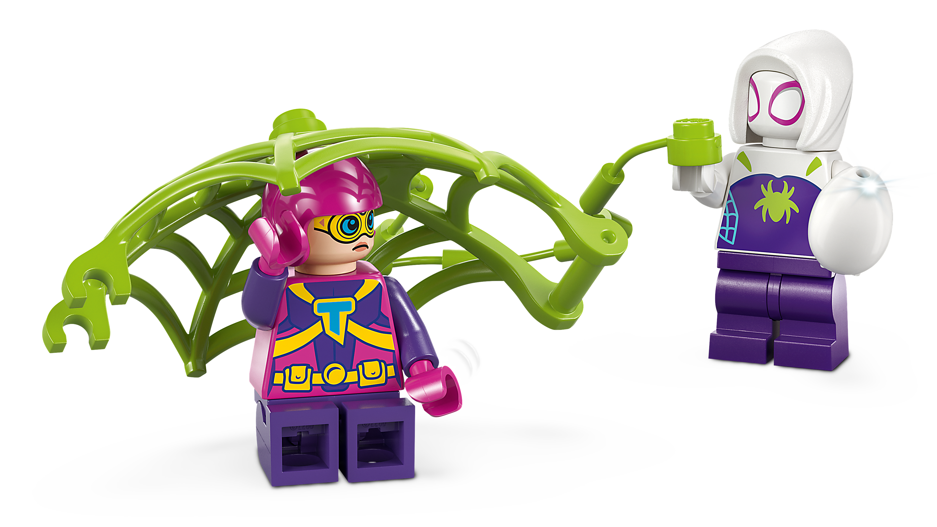 Batalla De Rapaces De Lego Spidey Y Gobby En La Sede De Tree House
