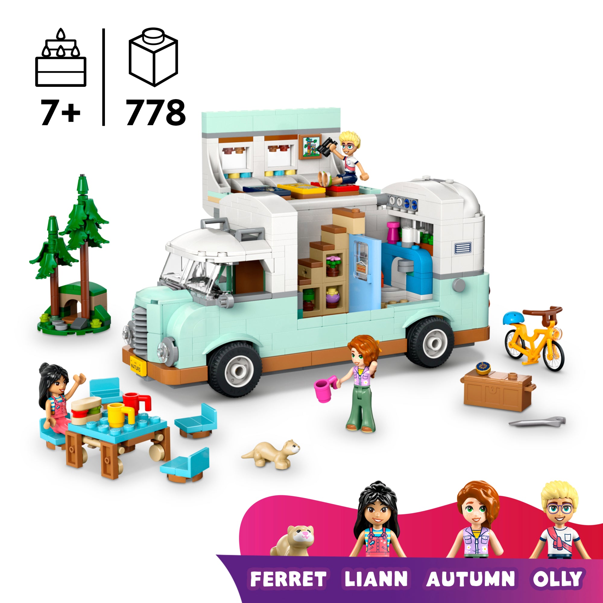 Aventura En Furgoneta Camper De La Amistad Lego Friends
