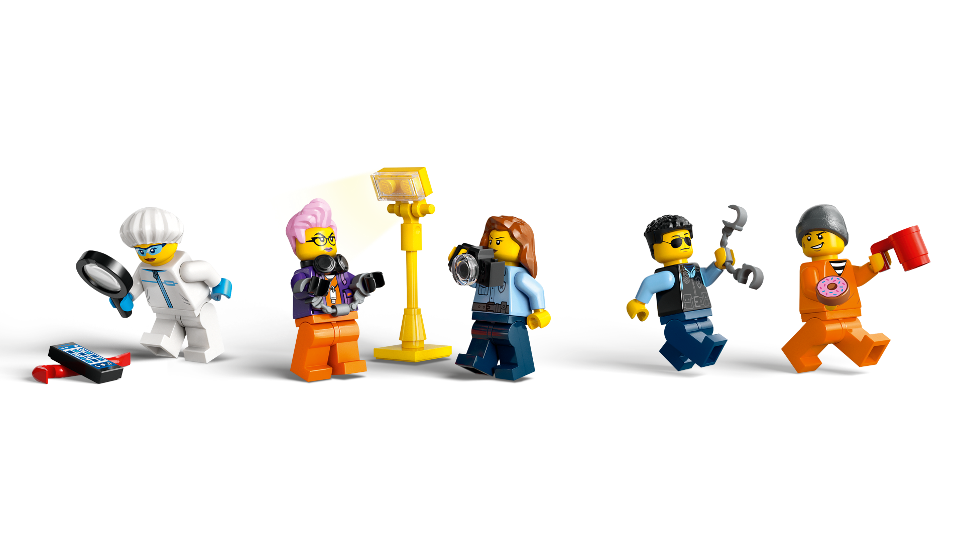 Camión Del Laboratorio Criminalístico Móvil De La Policía De Lego City