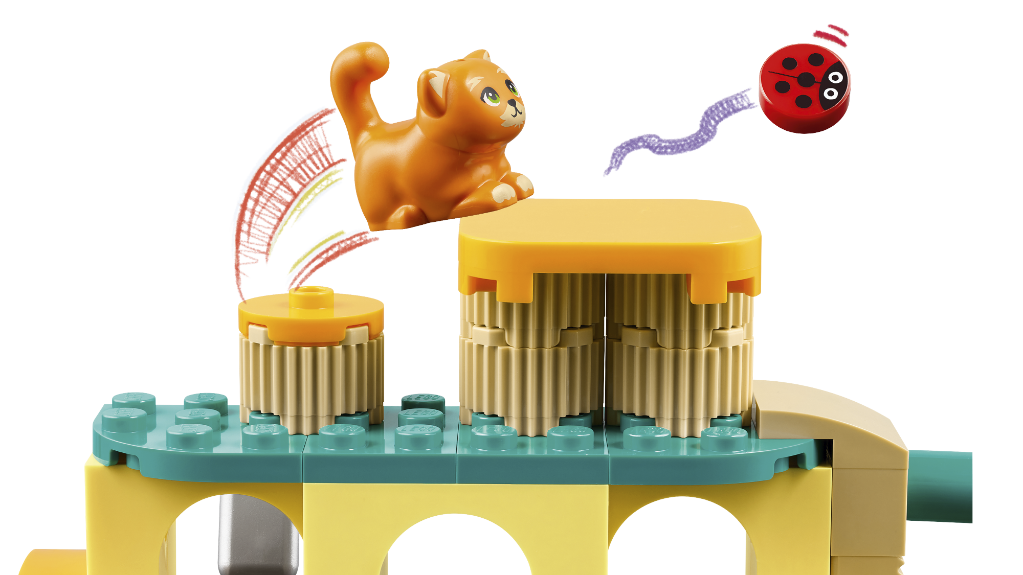 Aventura En El Patio De Juegos Para Gatos Lego Friends
