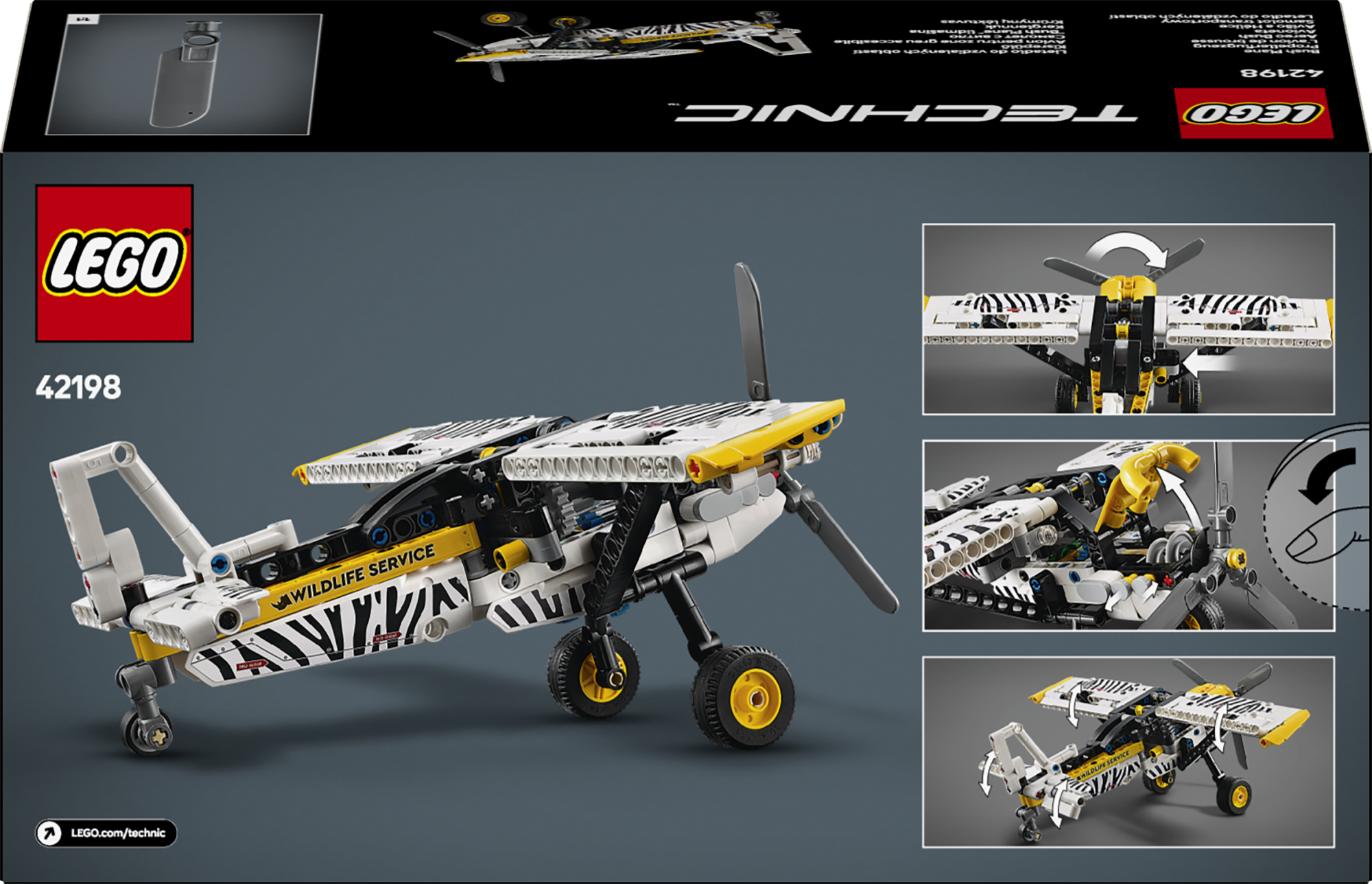 Avión Lego Technic Bush