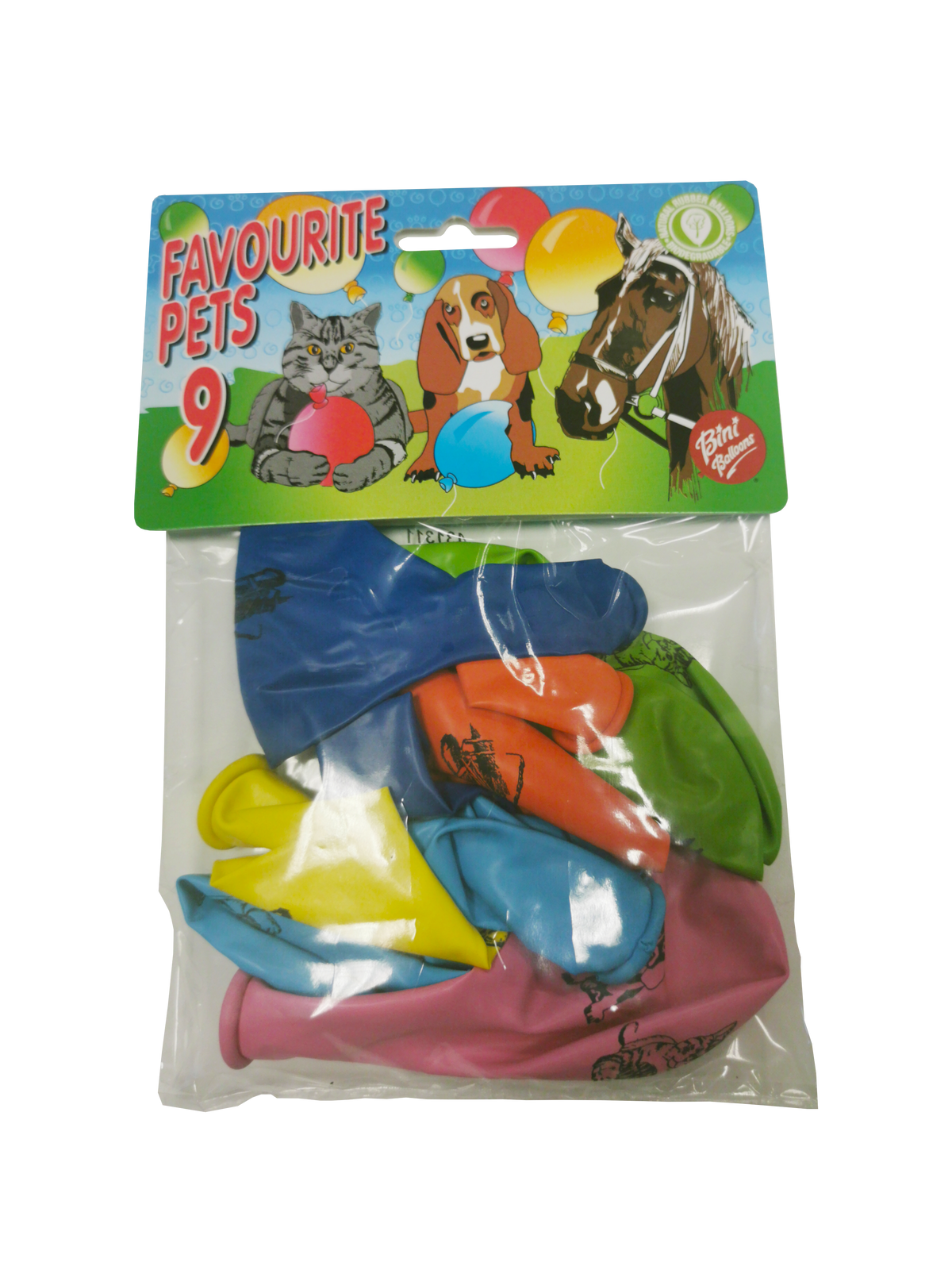 Globos de Viborg con imágenes de animales.
