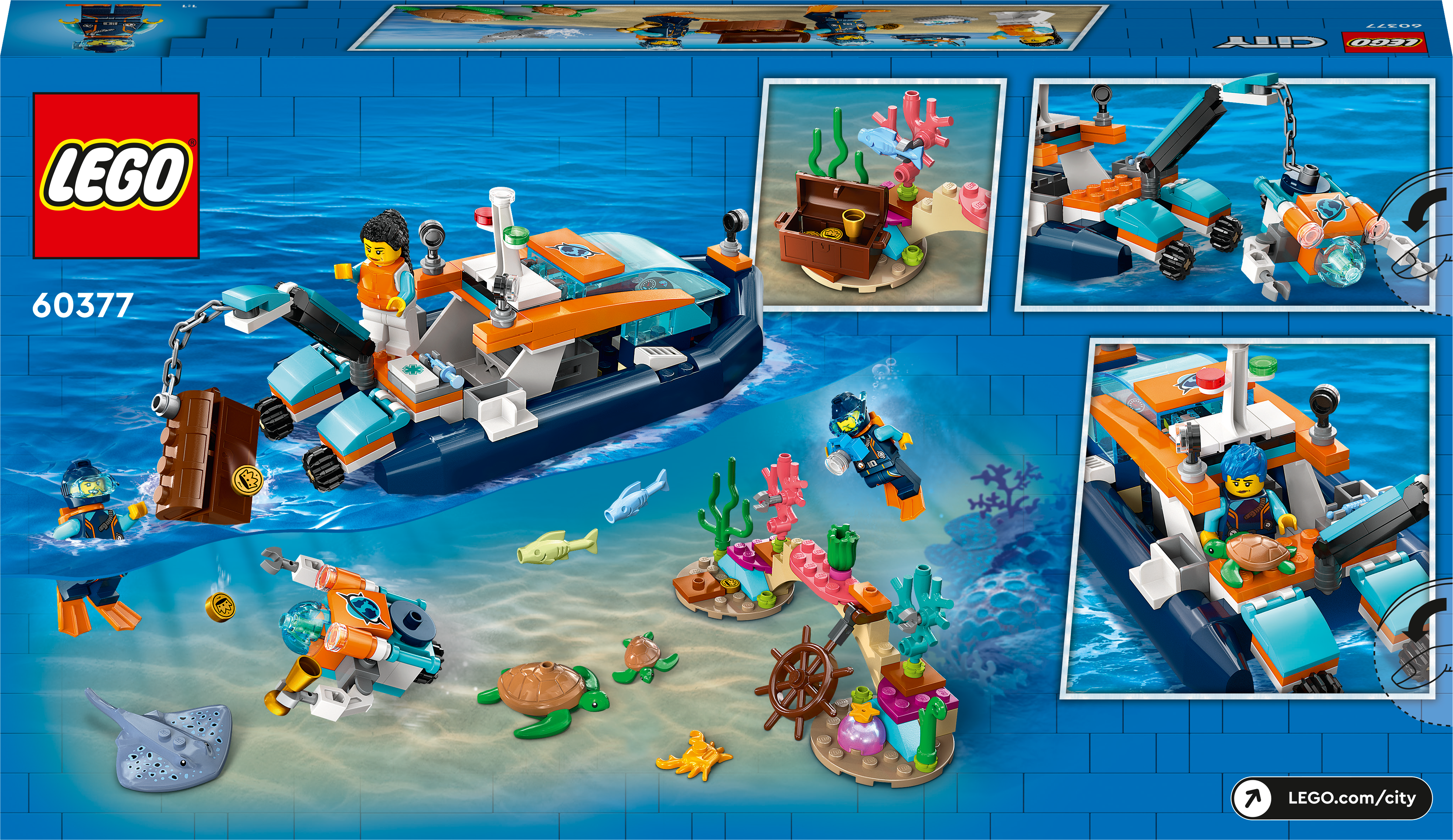 Barco De Buceo Lego City Explorer