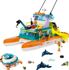 Barco De Rescate Marítimo Lego Friends
