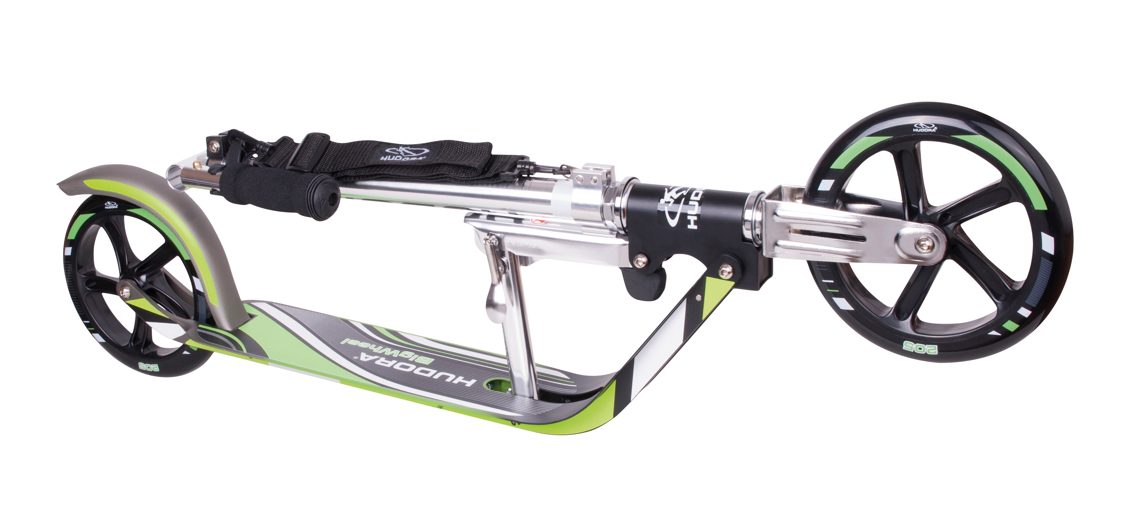 Hudora Patinete Bigwheel 205 Gris-Verde