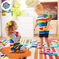 Cojines Cuadrados para Niños Impermeables con Empuñadura Ergonómica para Ejercitar las Habilidades Cognitivas